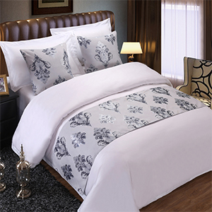 豪华酒店床尾巾