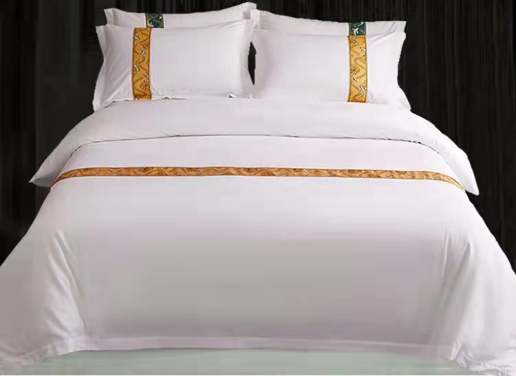 Hotel Four-Piece Suite In Brocade Color