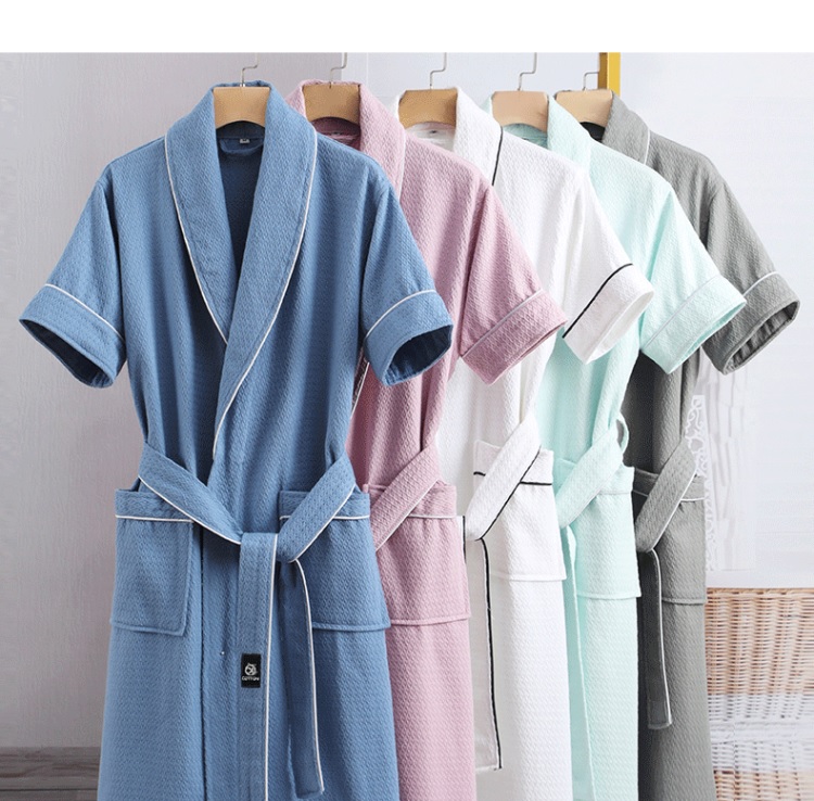 A variety of Waffle bathrobes