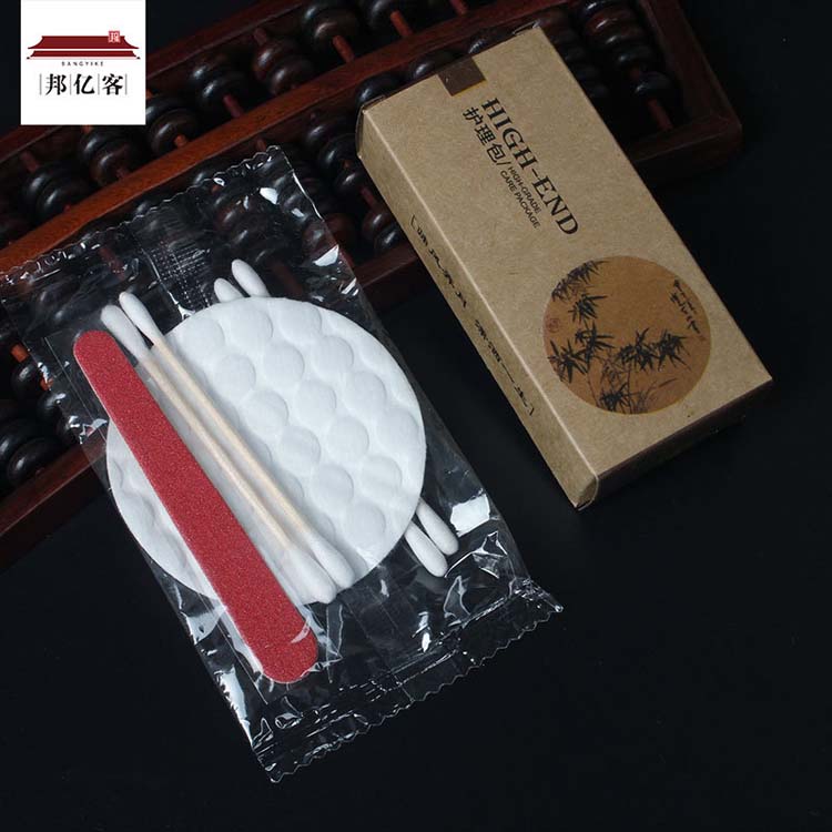 Hotel Guesthouse Personal Disposable Supplies Care Kit Package Cotton Swabs Needle And Thread Bag B&B Inn Style