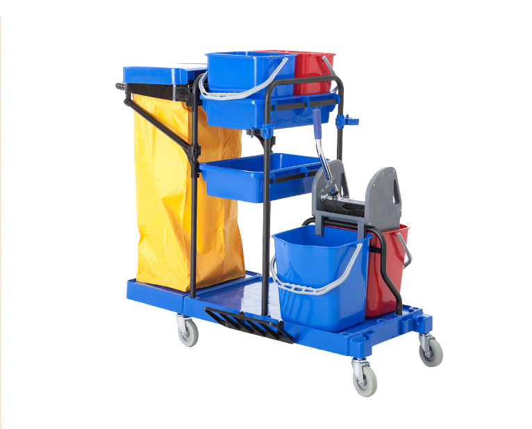 轻便多功能清洁车手推车酒店宾馆客房服务车保洁车