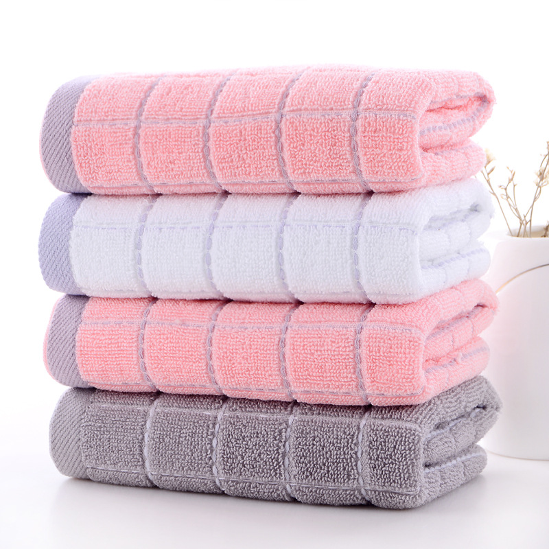 小方格子棉方巾