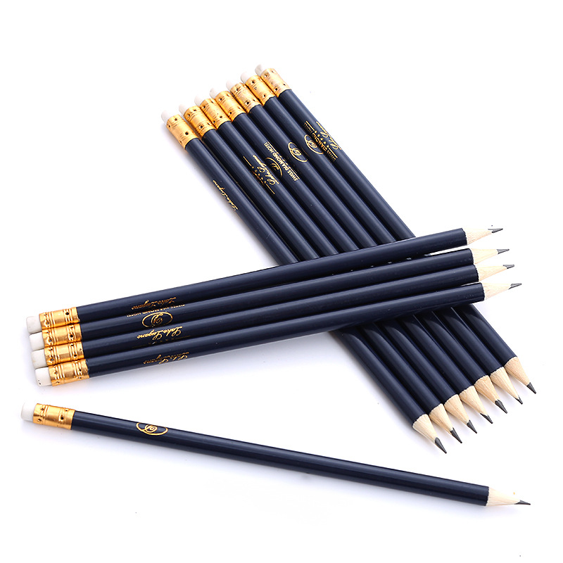 木质带橡皮擦铅笔