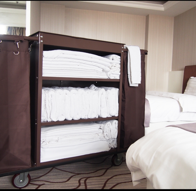 酒店客房双边工作车房口车宾馆服务