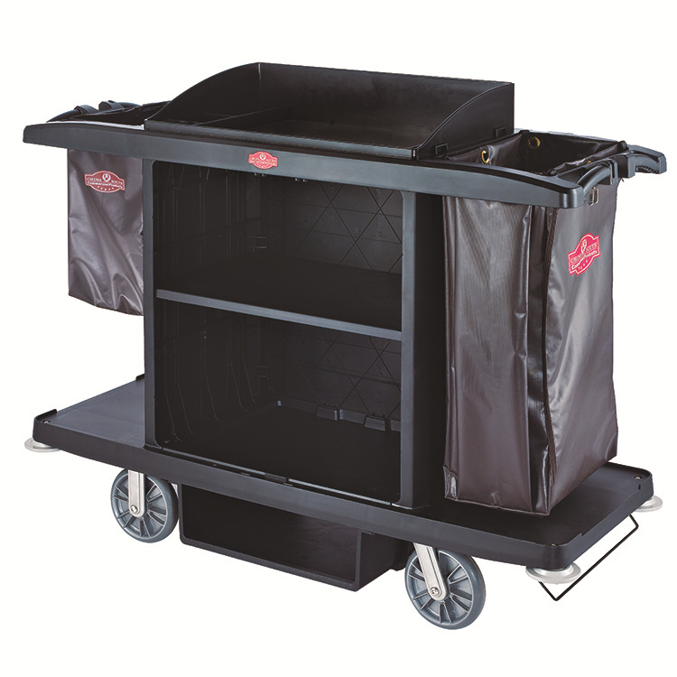 加厚塑料客房服务车