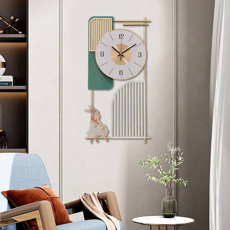 酒店大堂过道壁挂时钟