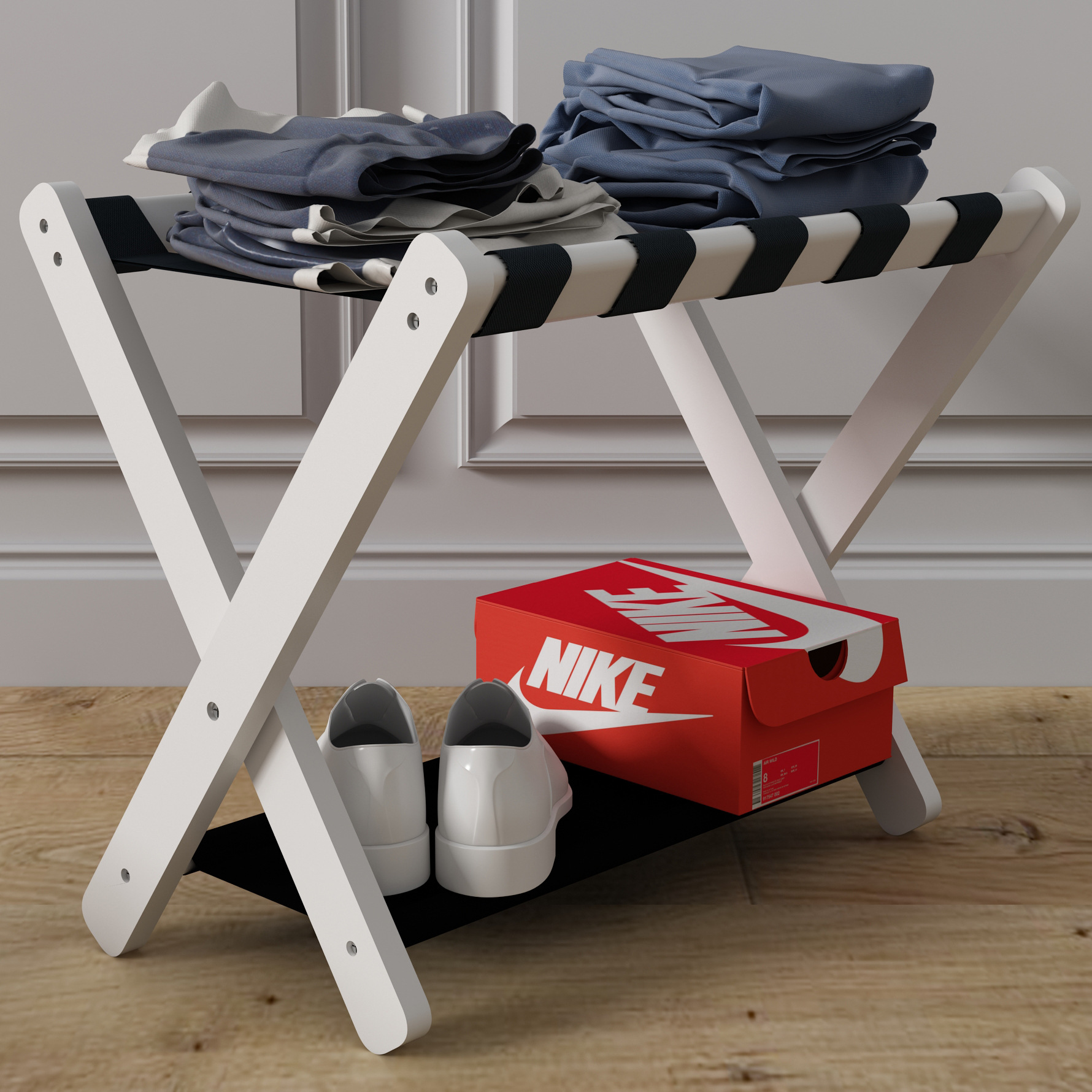 酒店客房行李架