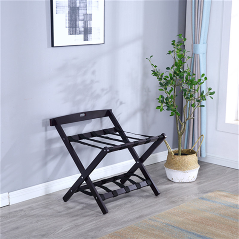 木制行李折叠架