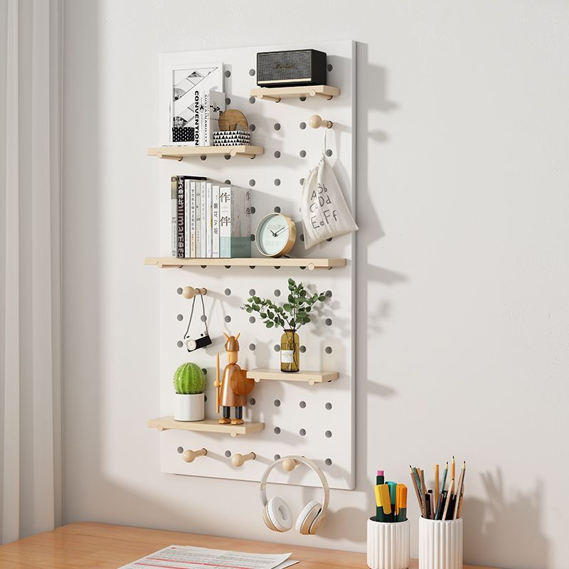 实木洞洞板板墙面挂板