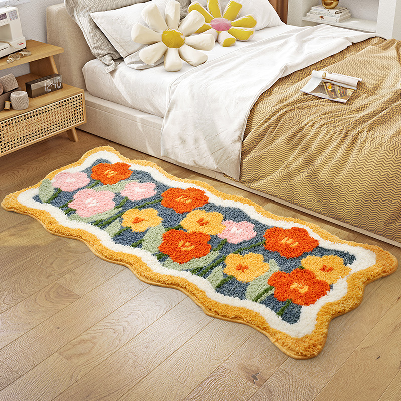 防滑地毯卧室床边毯