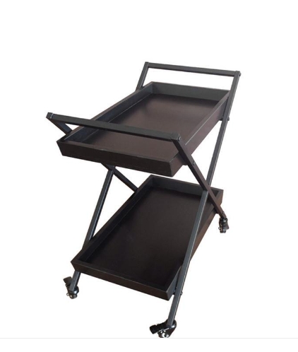 Retro solid wood iron dining car hotel drinking service vehicle