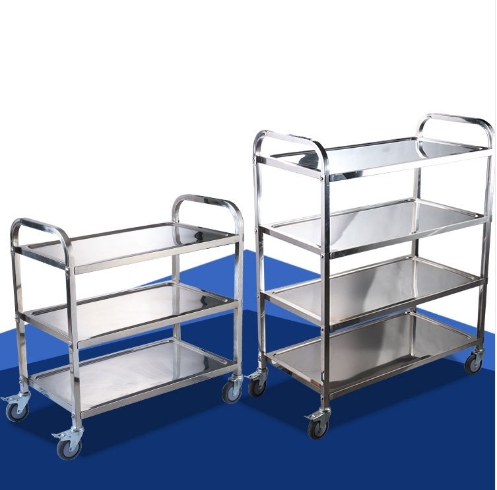 Disassembled stainless steel bowl truck Hotel food truck trolley