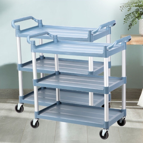 Three-layer thickened receiving food truck receiving bowl car hotel withdrawal platform