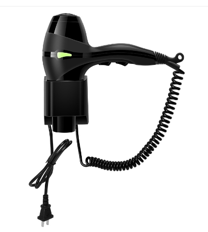 Wall-mounted electric hair dryer