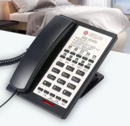 Hotel telephone wholesale one key dialing front desk hotel rooms dedicated hands-free hotel telephone landline